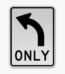 left-turn-only-sign