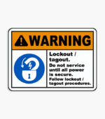 Caution Lockout Signs