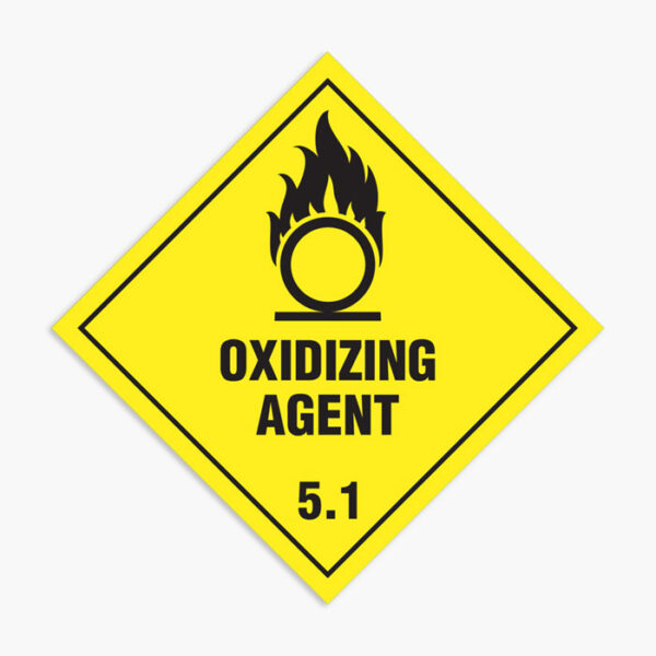 Oxidizing Chemical Signs