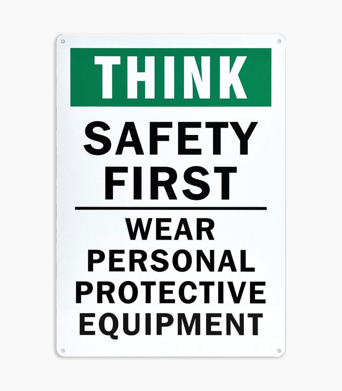 Safety Slogan Signs - Alumetal