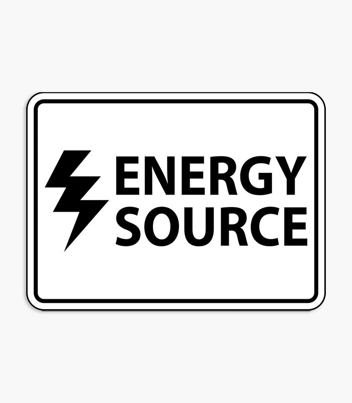 Energy Source Signs