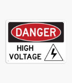 High Voltage Warning Signs