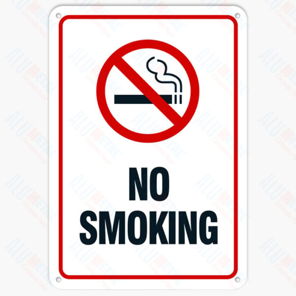 No Smoking Signs