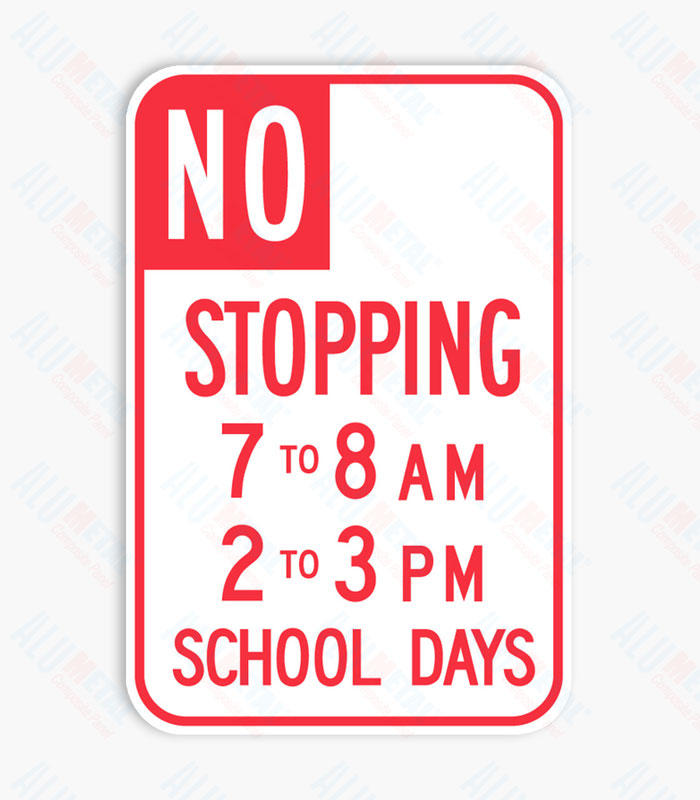 School Hours Signs